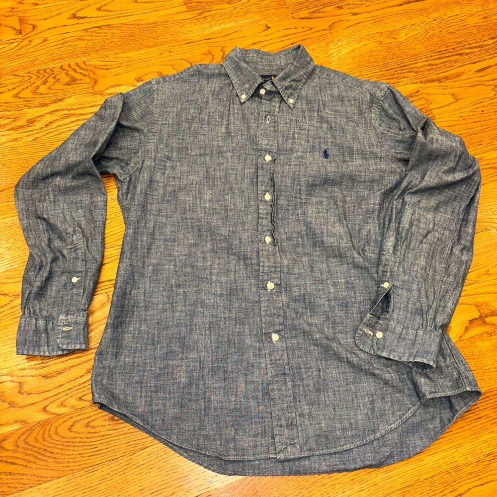 Men’s Ralph Lauren button down shirt, size large